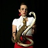 Woman With Cobra and Mongoose