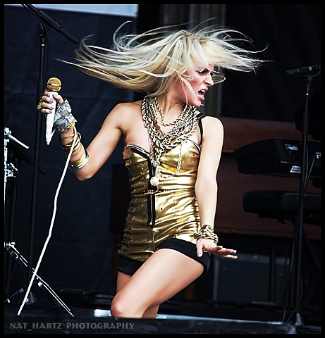 Gold Zipper Romper