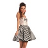 silver gingham party dress!