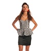gingham peplum princess dress!
