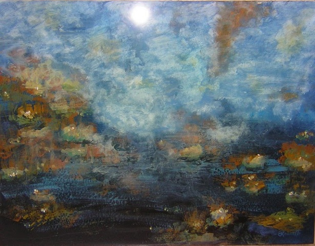 Waterlilies and Mist II