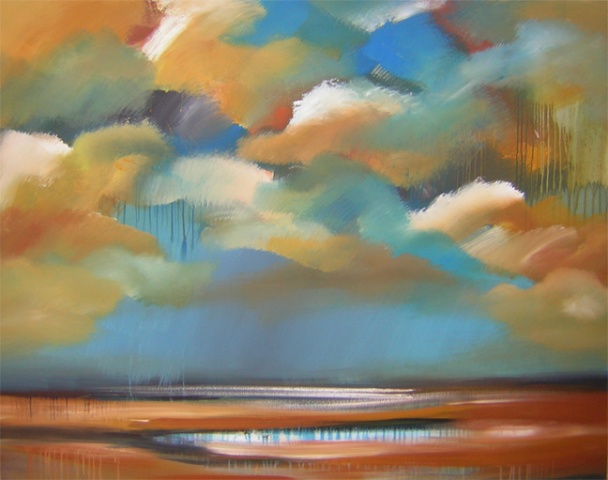 Storm on the Summer Marsh