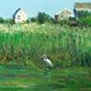 Charlestown Beach Road from the salt pond