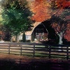 Farm in Foster, RI in Fall