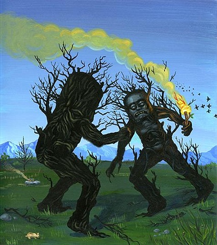 Trees Fighting