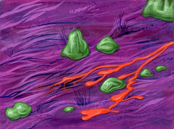 Orange slime