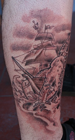 Squid boat