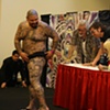 Clark North, Jimmy Utah and Little linda. Tattoo competition Tattoo Hollywood.