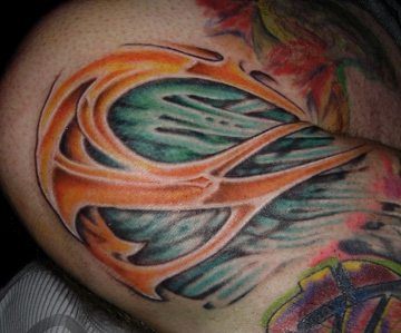 Brian Johnsons leg