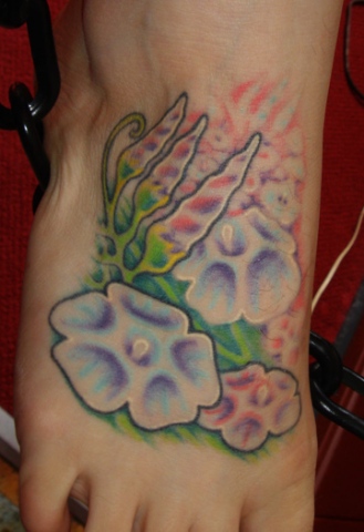 foot tattoo