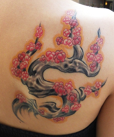 Tori-  tuff chick first tattoo, fun piece