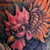 Bron's rooster and pelican scene