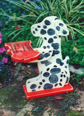 Dalmation Holding Fireplug
