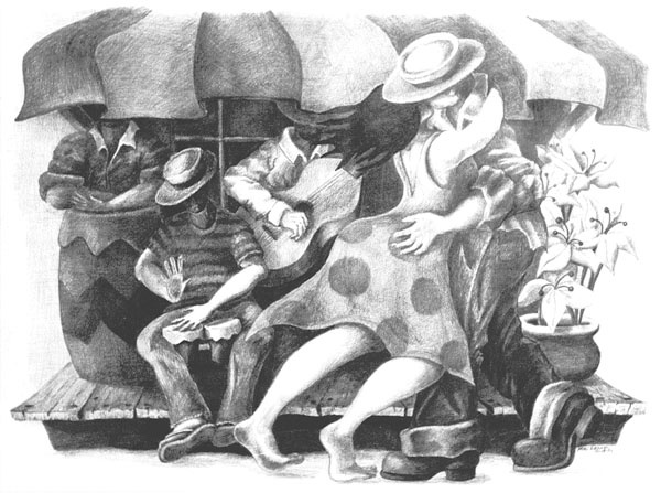 Salsa dancers