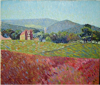 Oil painting of Western New York 