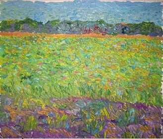Western NY oil painting