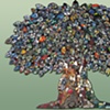 Tree Of Life Mural for the Unitarian Church in Berkeley CA. July and August, 2011