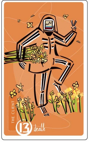 ADDY Death Tarot Card