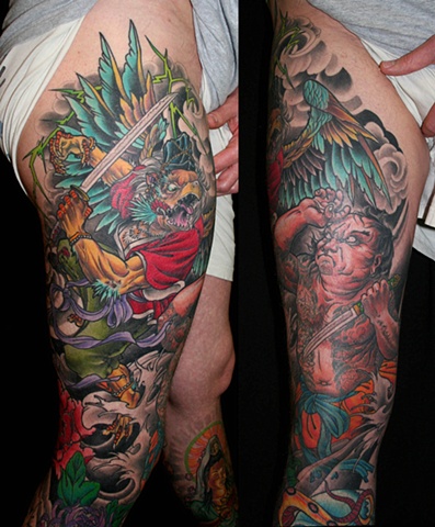 Efferin's upper thigh