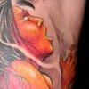 red devil girl