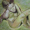 Figure Study in Green