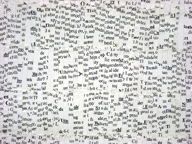 Shreddings from bag #1, detail