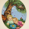Jaren Spray and his Sister Amelia, picture painted by Veronique 
