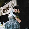 mike tattooing puzzle dude