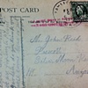 Postcard (back), c. 1908, sent to The Lone Ranger by an old friend
