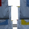 Girls Brigade Flags Back View