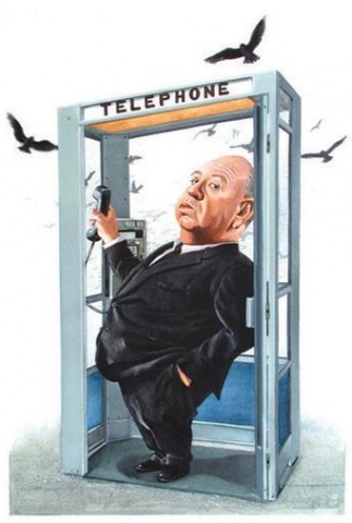 Alfred Hitchcock Portrait