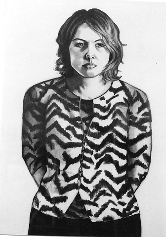 Drawing of Katherine Photographer by Ilene Sova