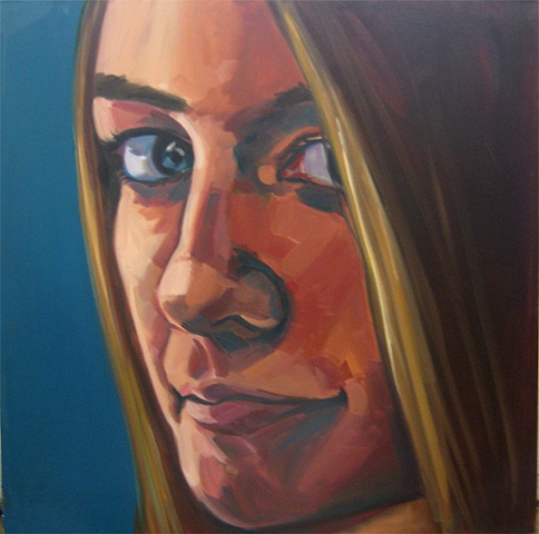 Painting of Amanda Actress by Ilene Sova