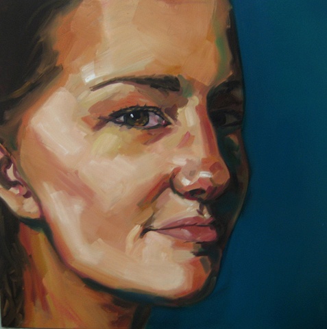 Painting of Katie Painter by Ilene Sova SOLD