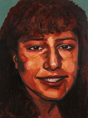 Painting of Holly Painter by Ilene Sova