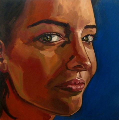 Painting of Erica Actress by Ilene Sova