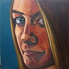 Painting of Amanda Actress by Ilene Sova