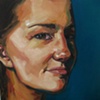 Painting of Katie Painter by Ilene Sova SOLD