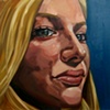 Painting of Femka Painter by Ilene Sova