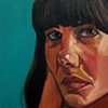 Painting of Katherine Photographer by Ilene Sova