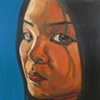 Painting of Philipa by Ilene Sova SOLD