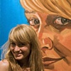 Painting of Artist Jessica Painter- with Subject