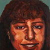 Painting of Holly Painter by Ilene Sova