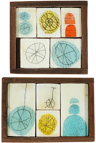 tile collages (series of 5)