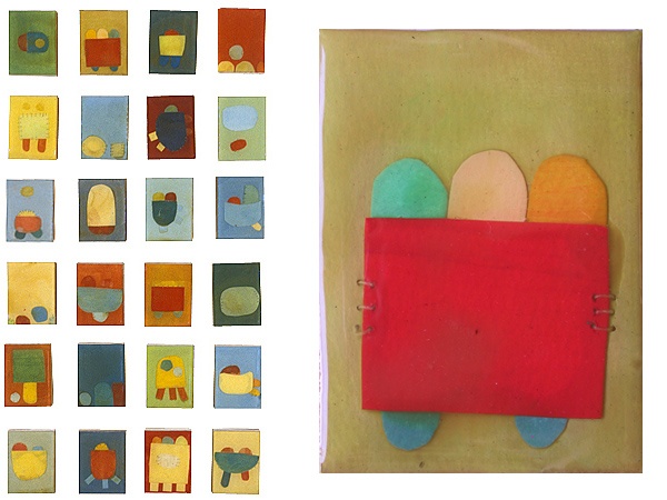 sewing squares collages (1-24 with detail)