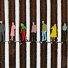 CORRUGATED GATHERING III - DETAIL