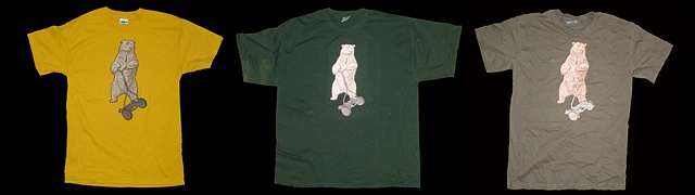 Hand printed t-shirts