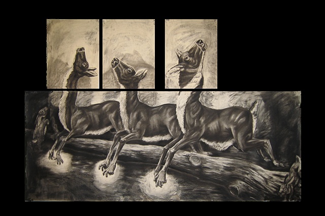 The Three Wondering Magi.