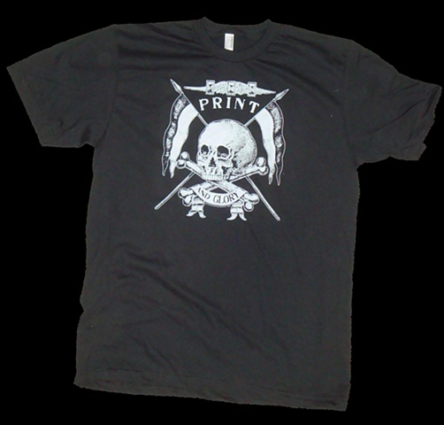 Printmaking t-shirts.