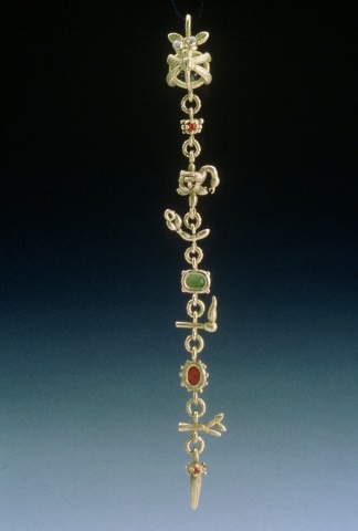 Dragonfly Tale Necklace - Back View